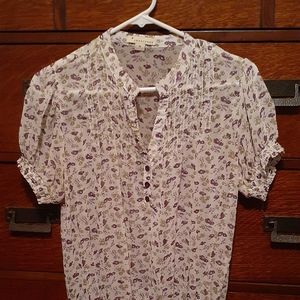 Womens medium sheer blouse